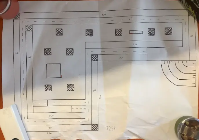 parkeergarage plattegrond
